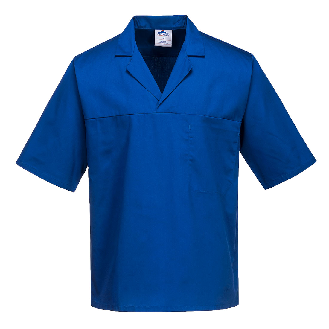 Bakers Shirt S/S Size M Royal Blue