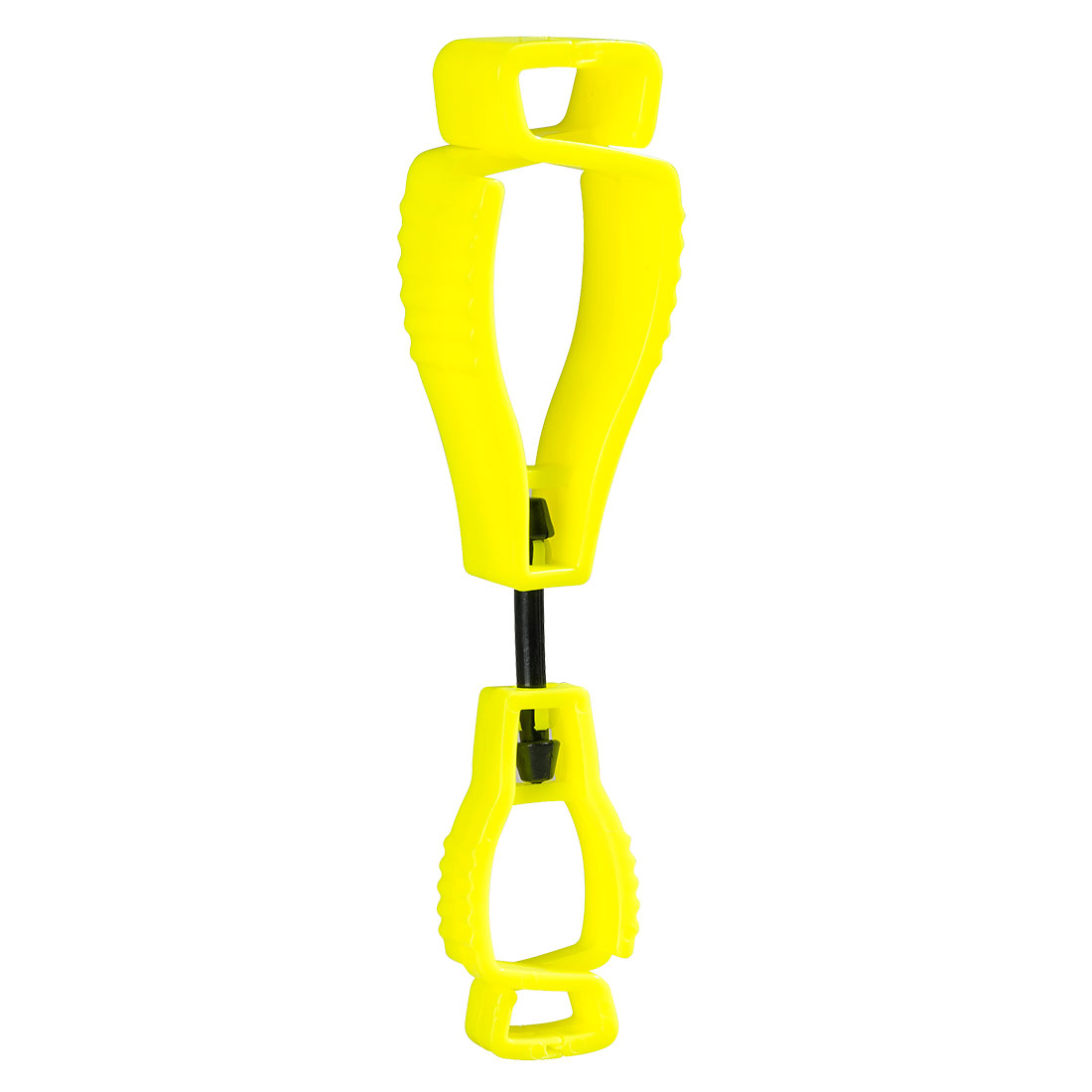 Metal Free Glove Clip Size  Yellow