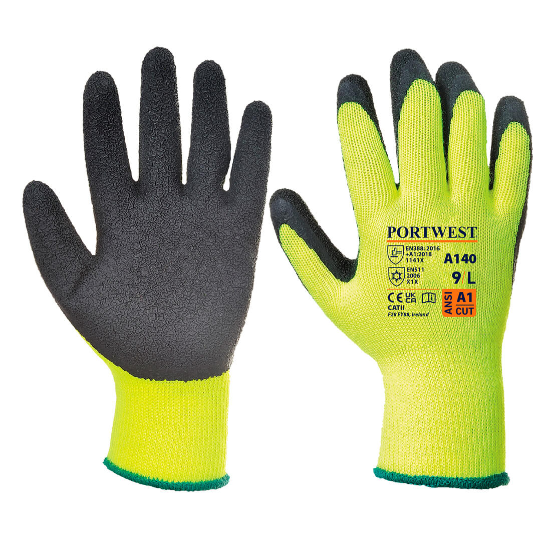 Thermal Grip Glove - Latex - Latex Acrylic Lined