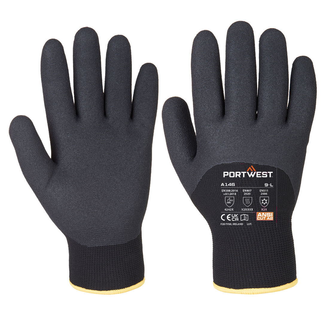 Arctic Winter Glove - 3/4 coated Nitrile Foam Acrylic Lined