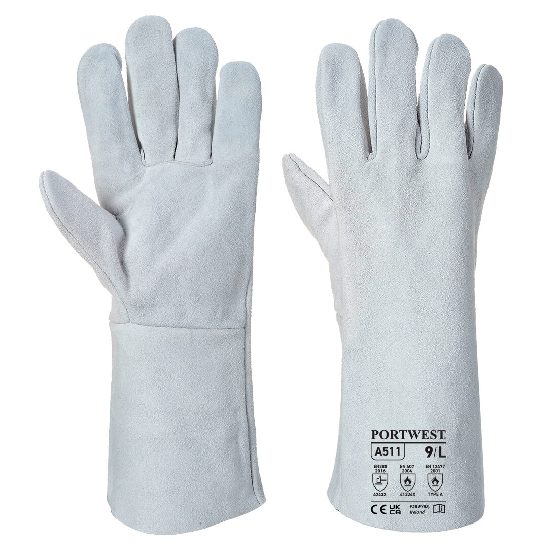 Classic Welding Gauntlet Size XL Grey Re-usable Gloves A511GRRXL
