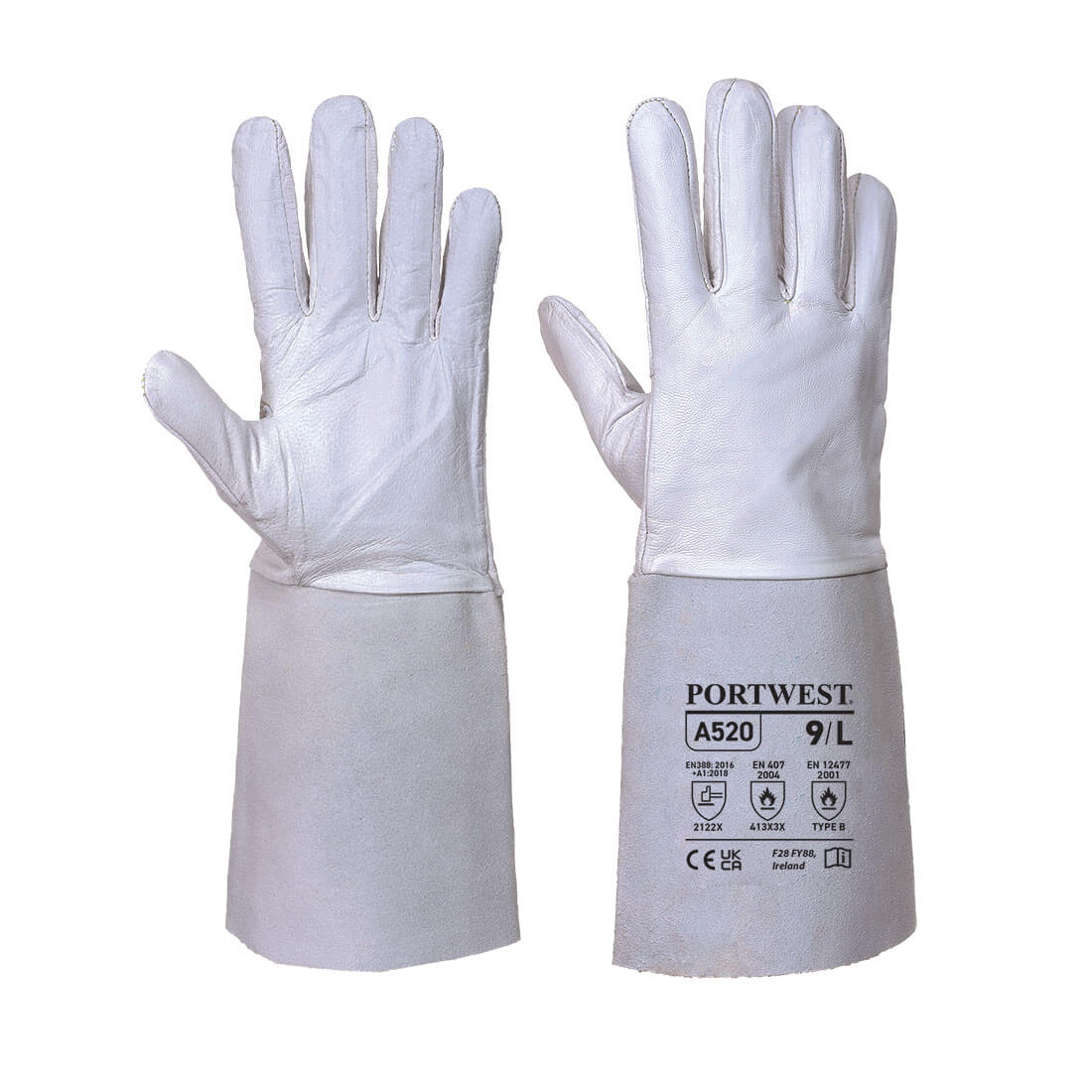 Premium Tig Welding Gauntlet Re-usable Gloves A520