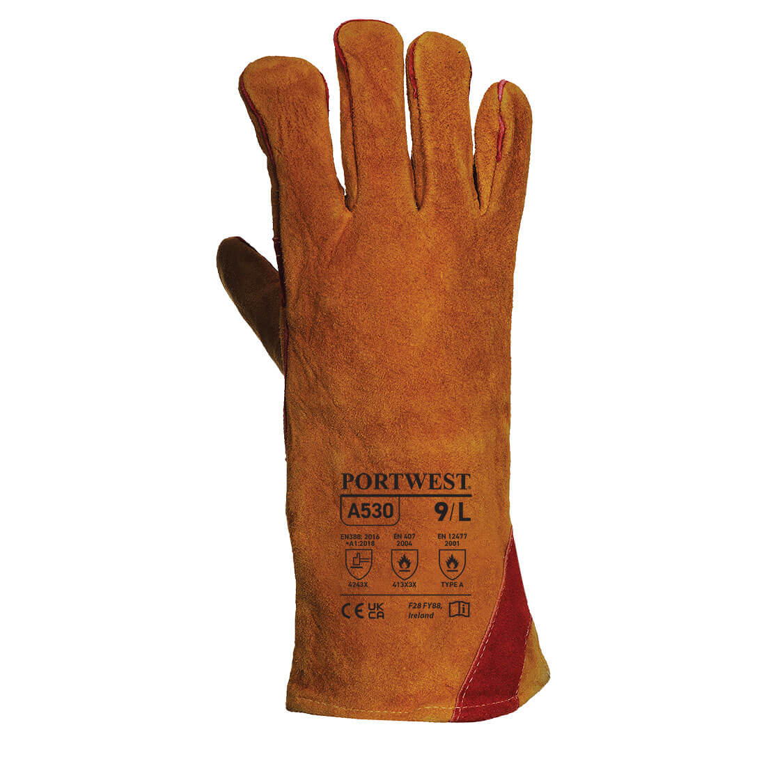 Brown Reinforced Weld Gauntlet Xl A530BRRXL Portwest Genuine Top Quality Product 