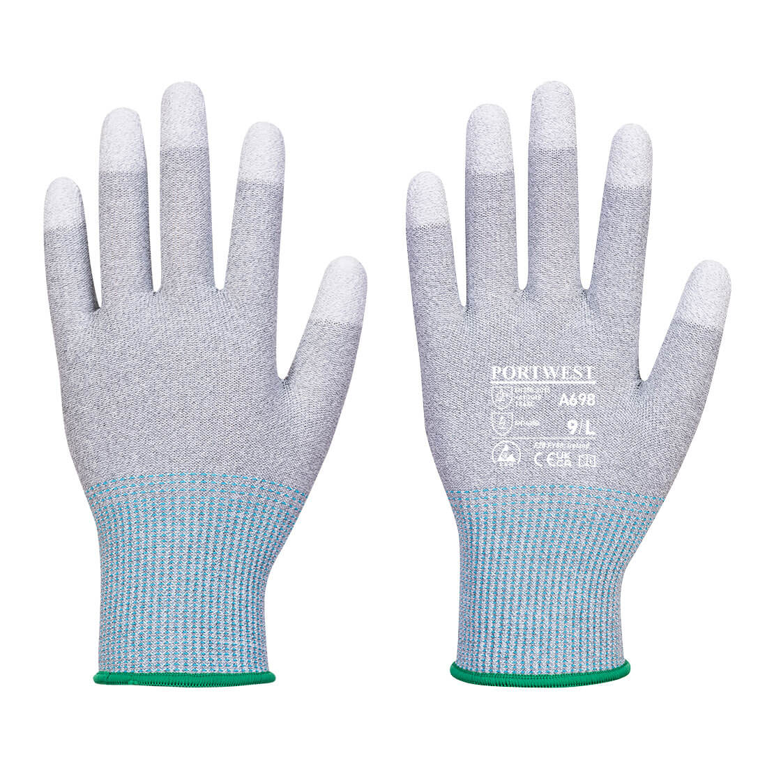 MR13 ESD PU Fingertip Glove - 12 Pack A698