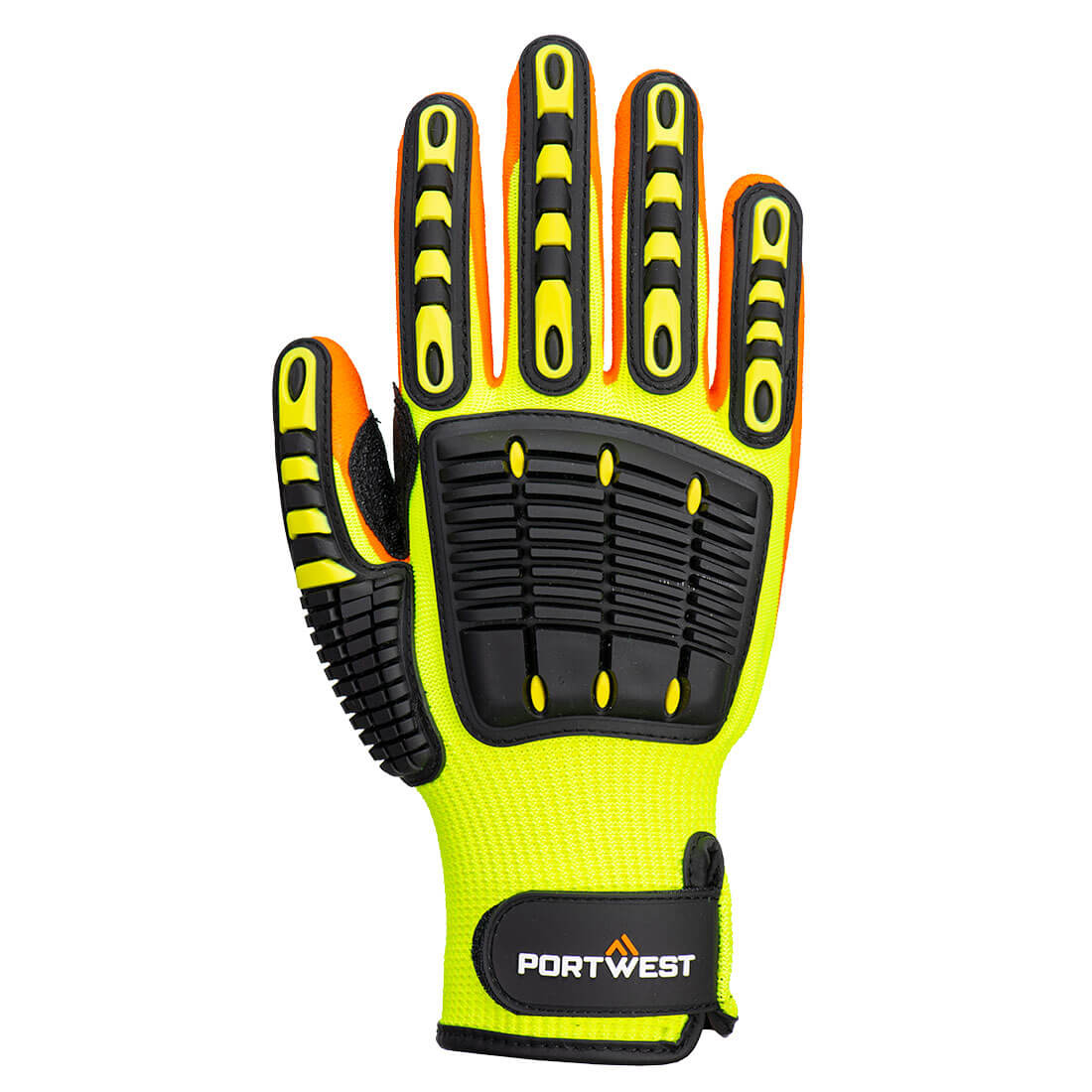 Portwest A721 Anti Impact Griff Handschuhe Nitril Handfläche Beschichtet En388 