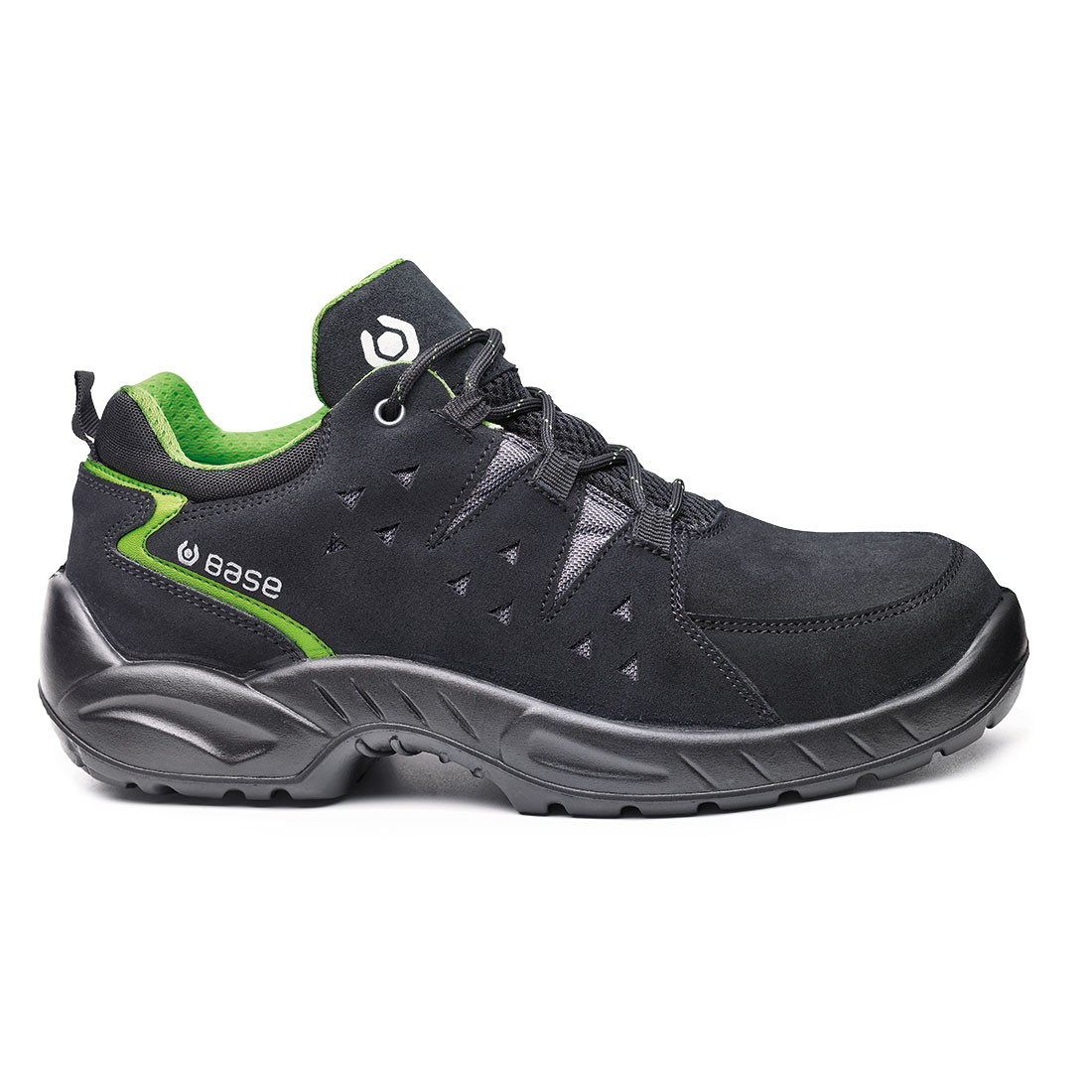 Base Harlem Low Shoes Black/Green B0175