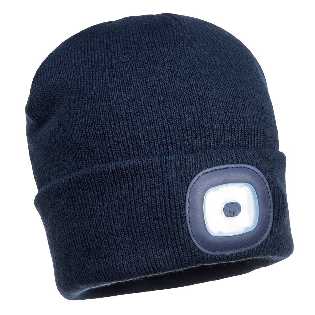 Rechargeable Twin LED Beanie, Navy  R/Fit