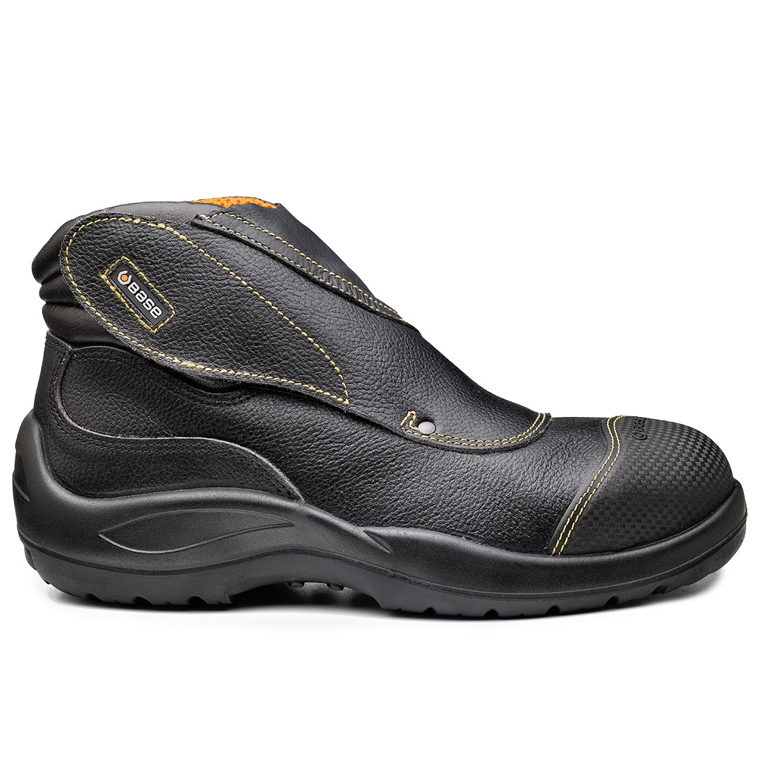 Base Welder Ankle Shoes Black B0410