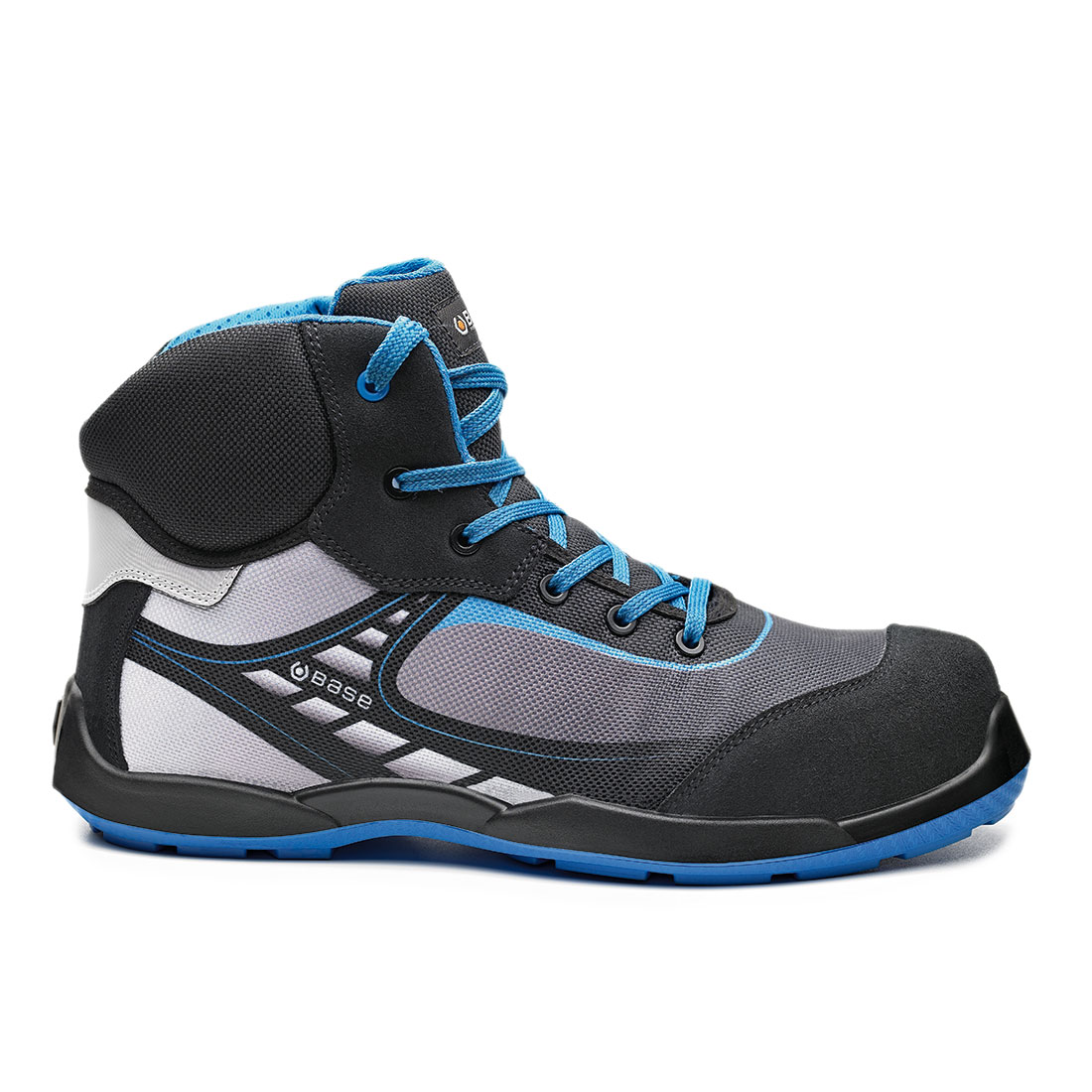 Base Bowling Top/Tennis Top Ankle Shoes Black/Blue B0678