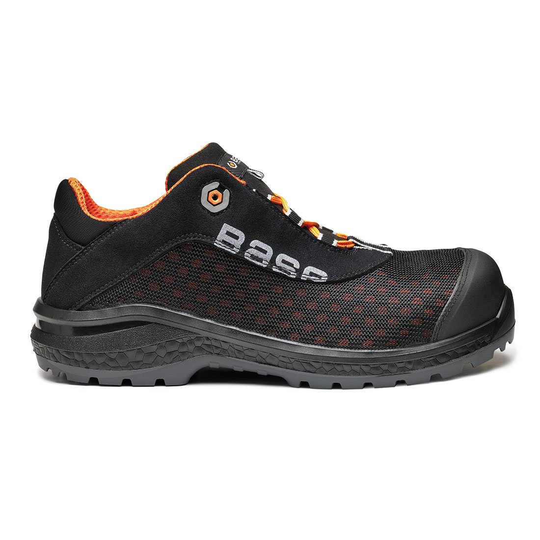 Base Be-Fit  Low Shoes Black/Orange B0878