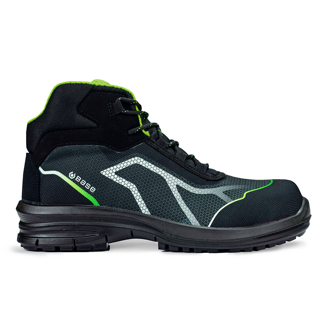 Base OREN TOP Ankle Shoes Black/Green B0979