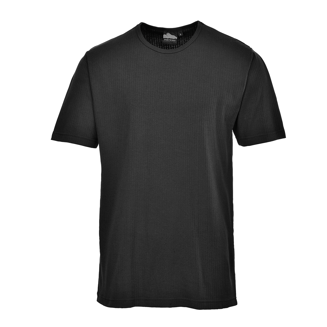 Thermal T-Shirt Short Sleeve Size XXXL Black