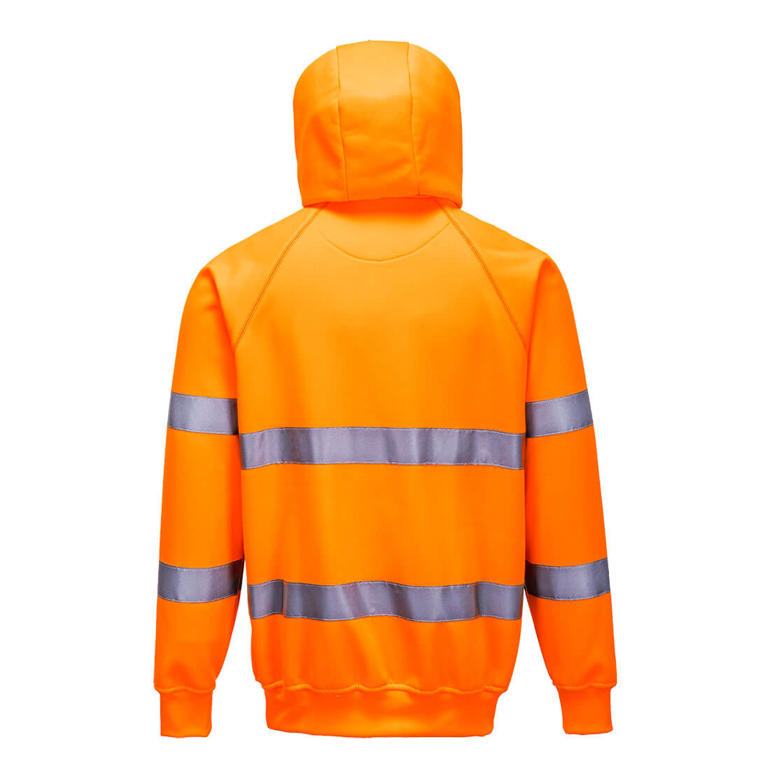 Portwest Hi Vis Visibility Zipped Hoodie Sweater Jumper Reflective Workwear B305 