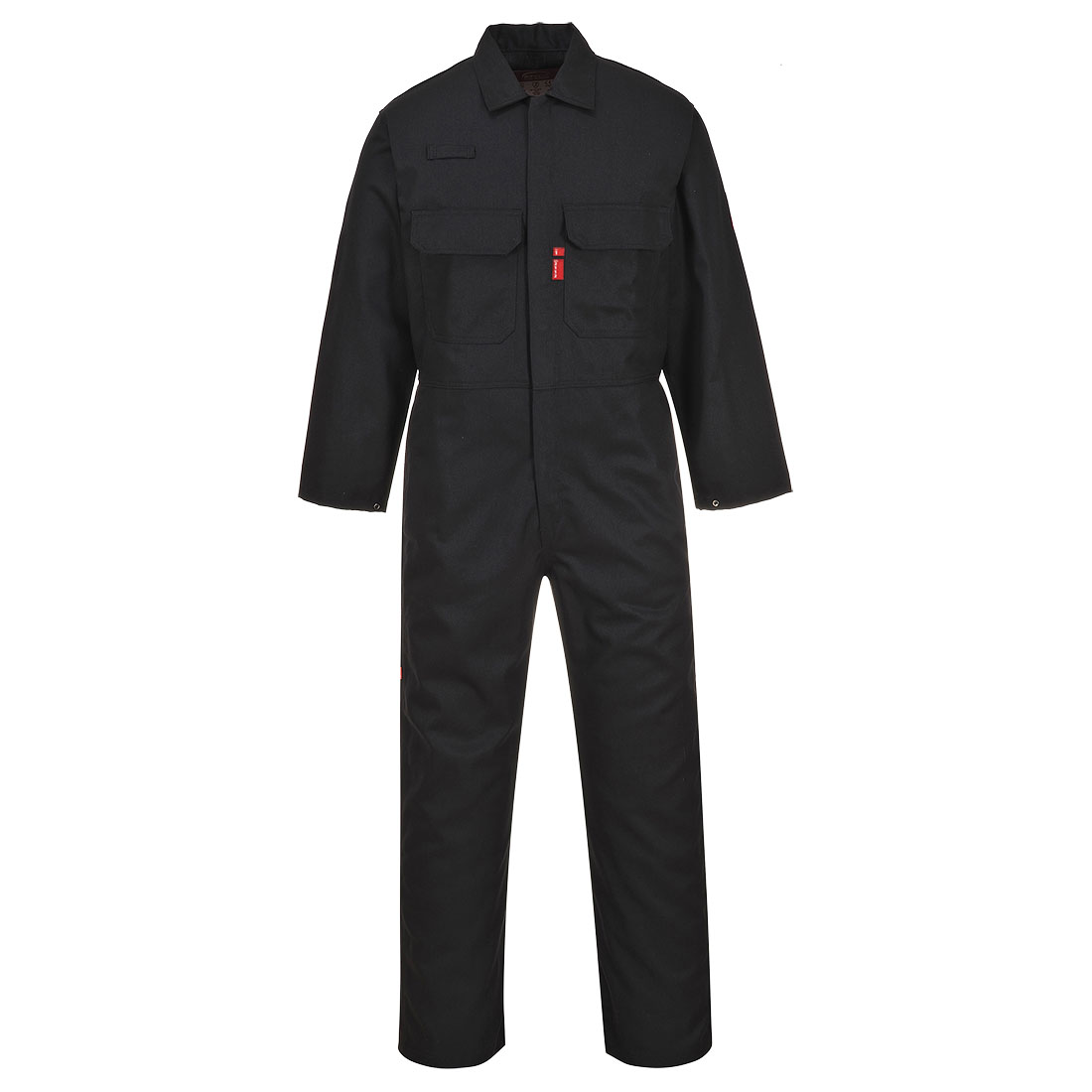 Bizweld Coverall, Black      Size Large R/Fit