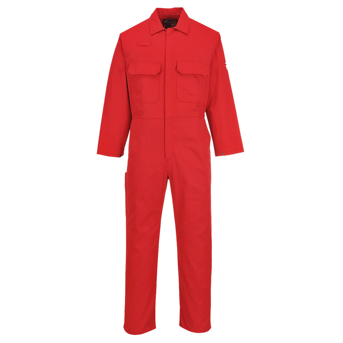 Bizweld Coverall, Red        Size Large R/Fit