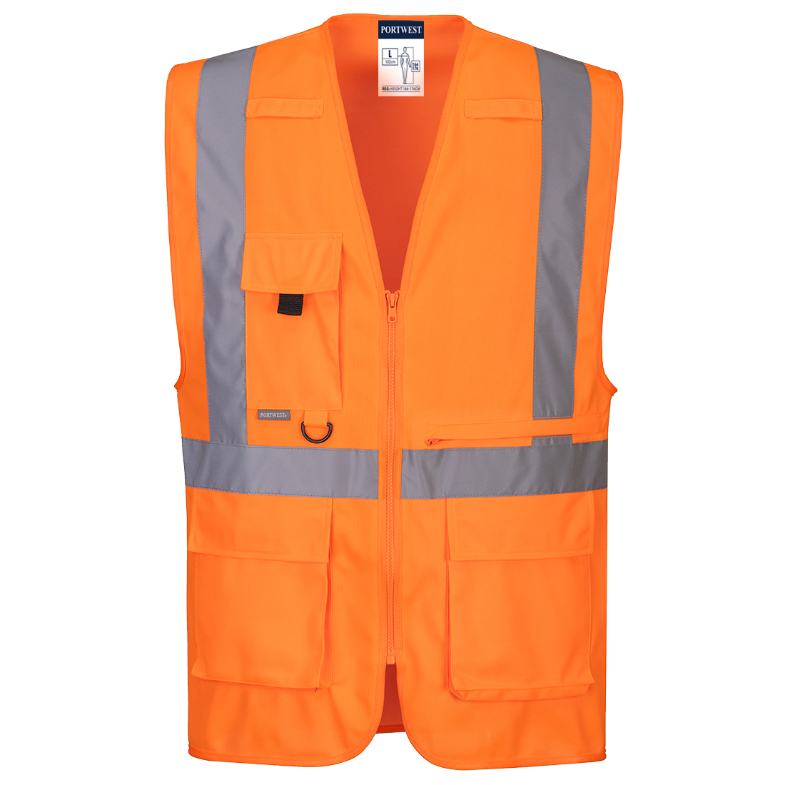 Hi-Vis Executive Vest With Tablet Pocket Size XXXL Orange