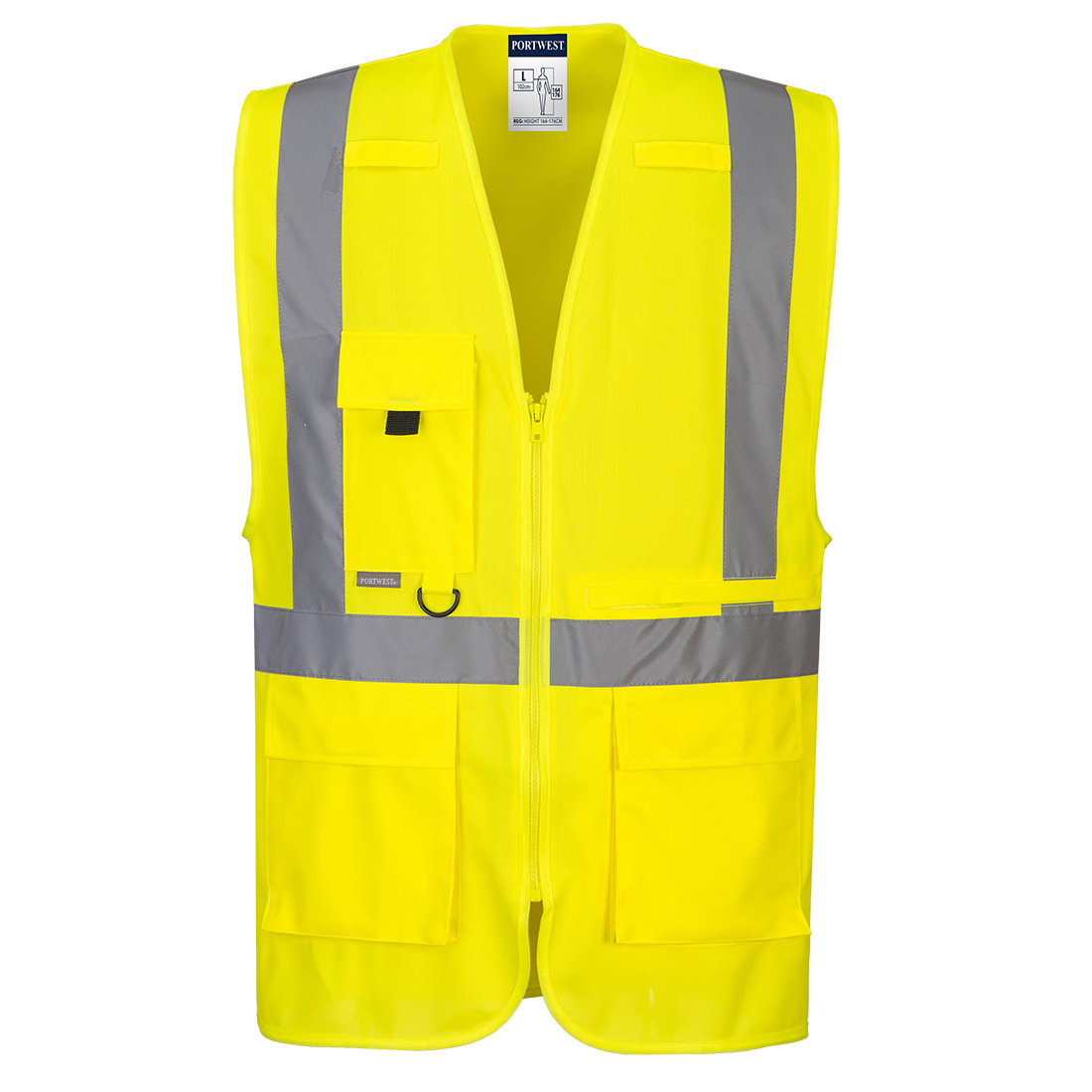 Hi-Vis Executive Vest With Tablet Pocket Size XXXL Yellow