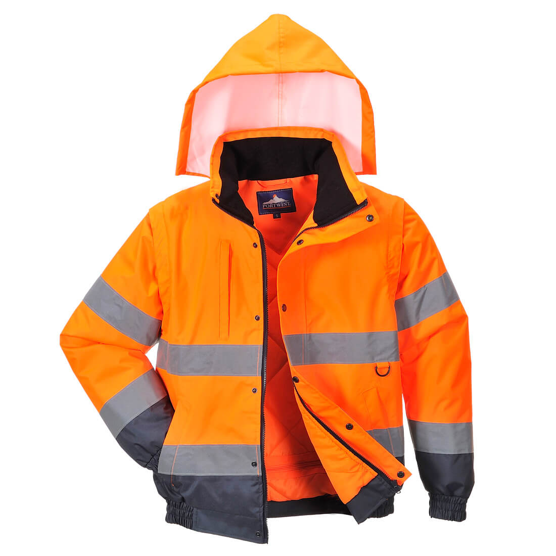 HI-Vis 2-in-1 Jacket Size XXXL Orange