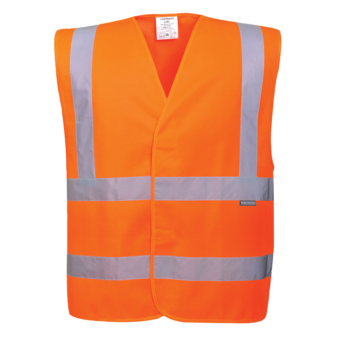 Hi-Vis Band and Brace Vest, Orange     Size 6X7X R/Fit
