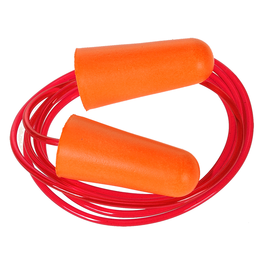 Corded PU Foam Ear Plugs (200 pairs) Size  Orange