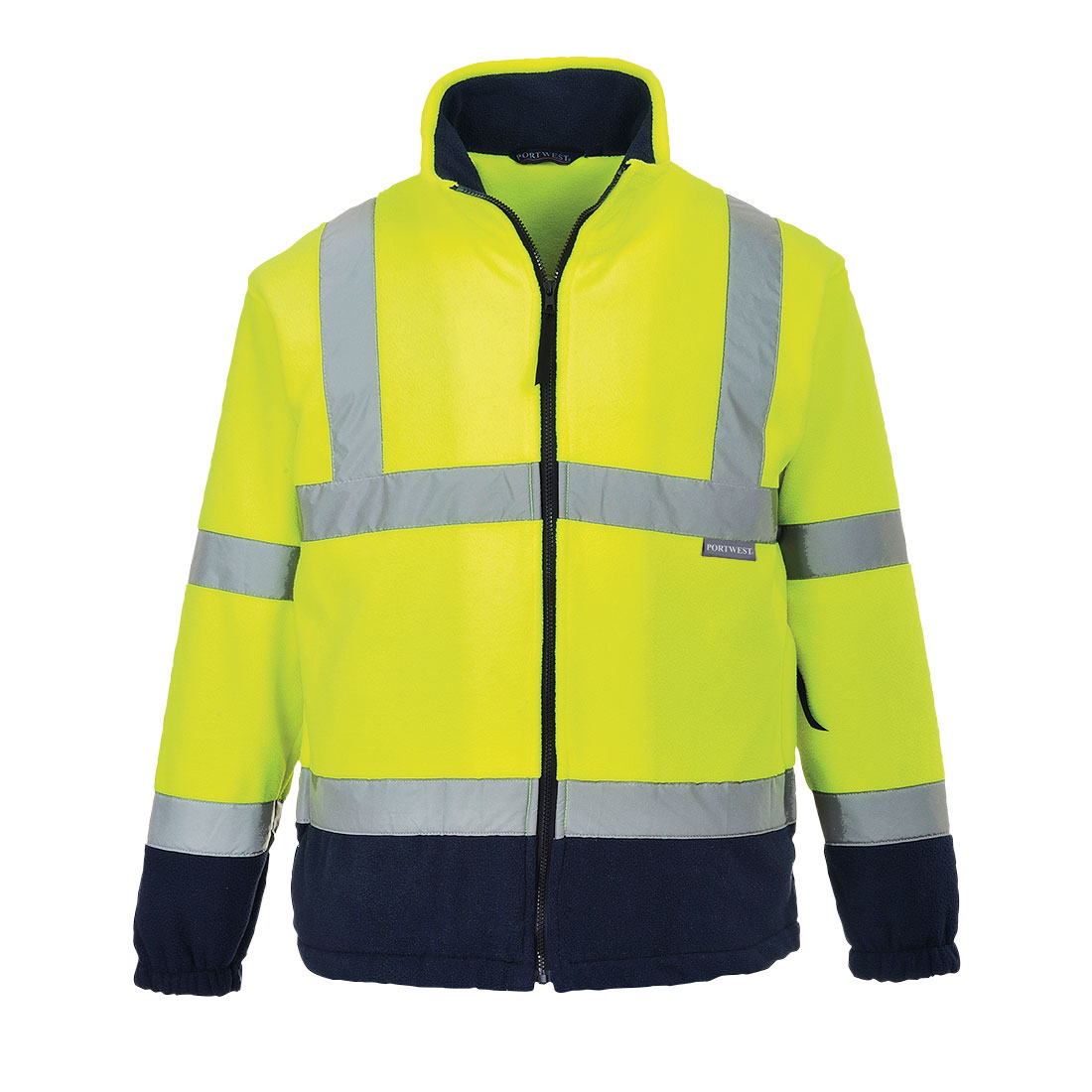 Hi-Vis 2-Tone Fleece, YeNa      Size Large R/Fit