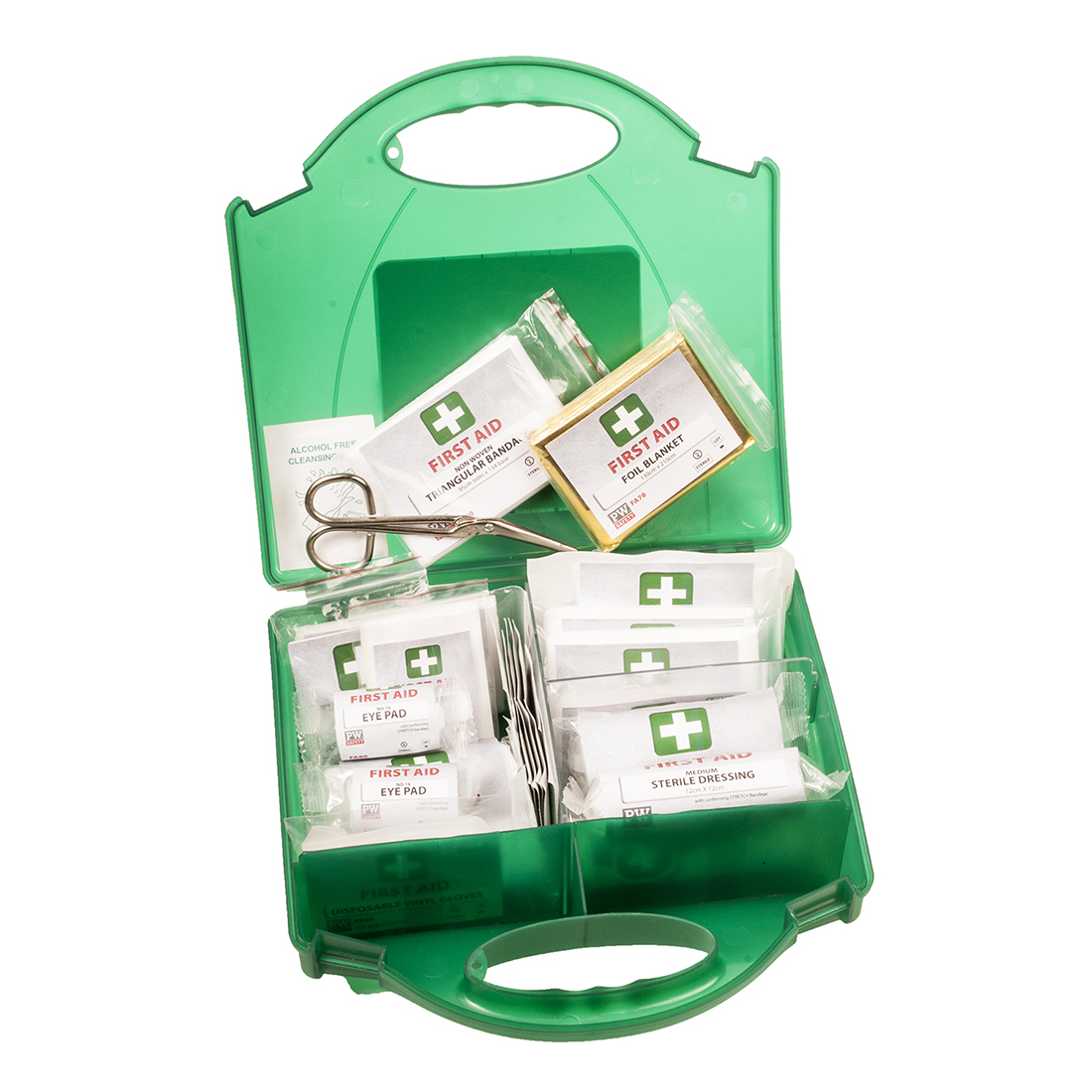 Workplace First Aid Kit 25 Size  Green