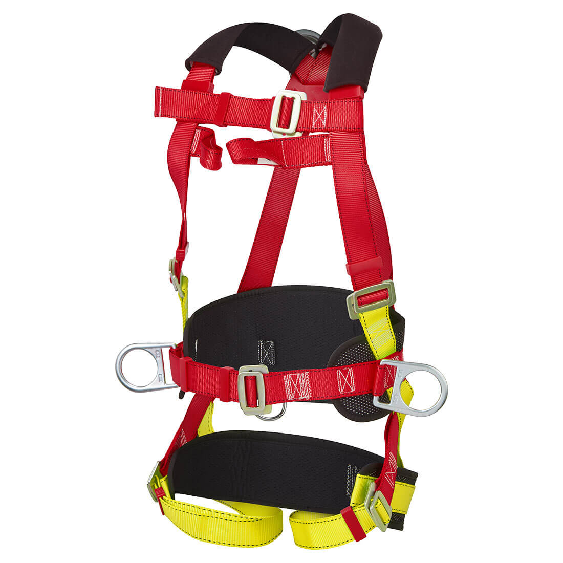 Portwest 3 Point Comfort Plus Harness Size  Red