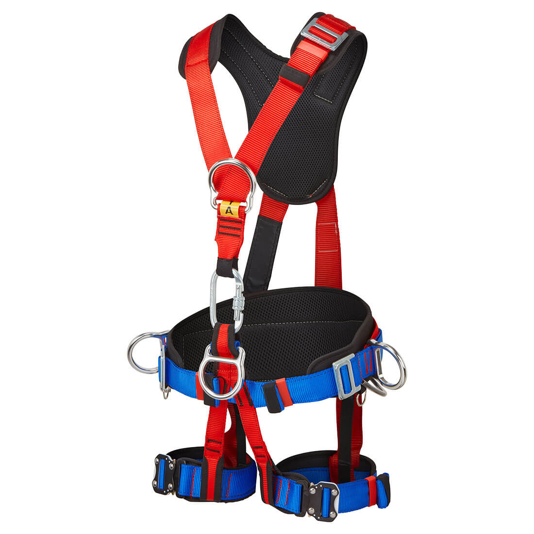 Portwest 4 Point Comfort Plus Harness Size  Red