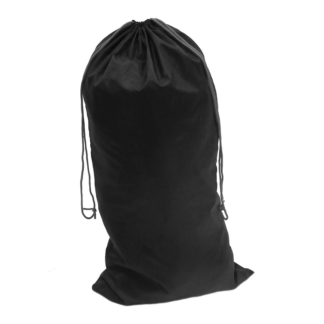 Nylon Drawstring Bag Size  Black