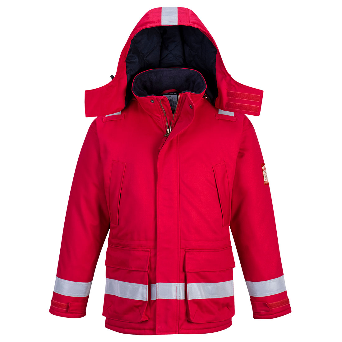 FR Anti-Static Winter Jacket Size L Red