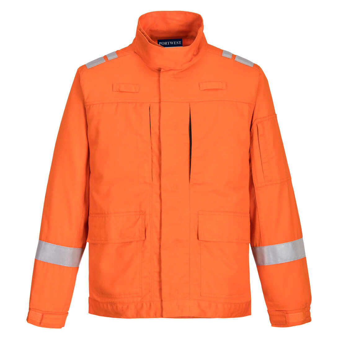 Bizflame Plus Lightweight Stretch Panelled Jacket Size XXXL Orange