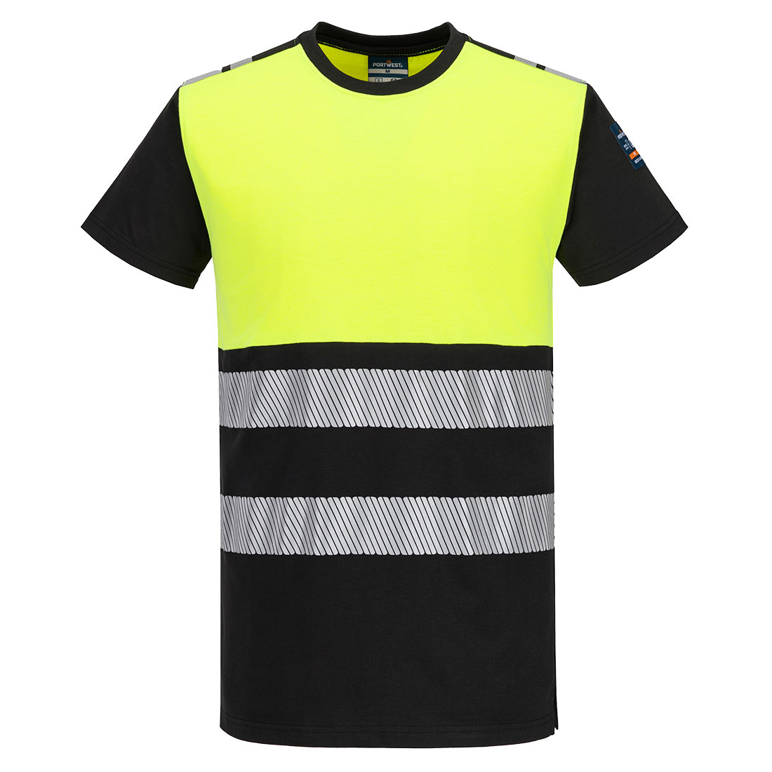 FR775 — T-shirt mc PW3 Modaflame Knit HV Classe 1 FR — Portwest
