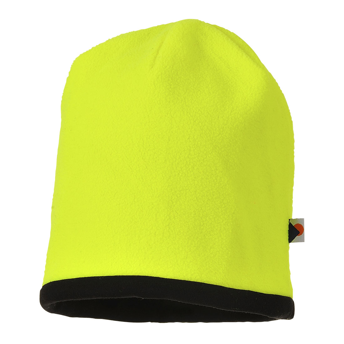 Reversible Hi-Vis Beanie Hat Size  Yellow/Black