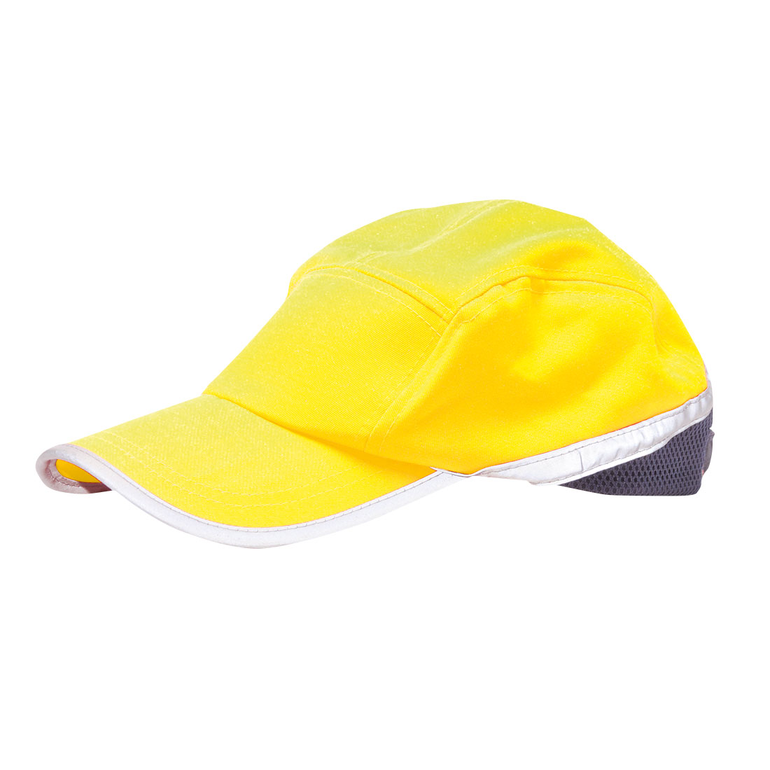 HB10YNR Hi-Vis Baseball Cap Size  Yellow/Navy