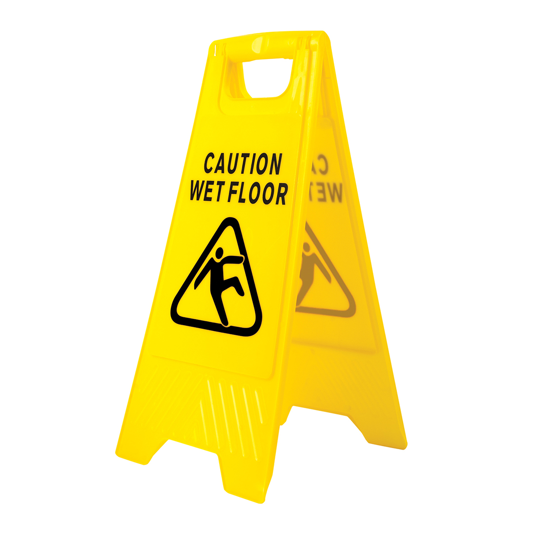 Wet Floor Warning Sign Size  Yellow