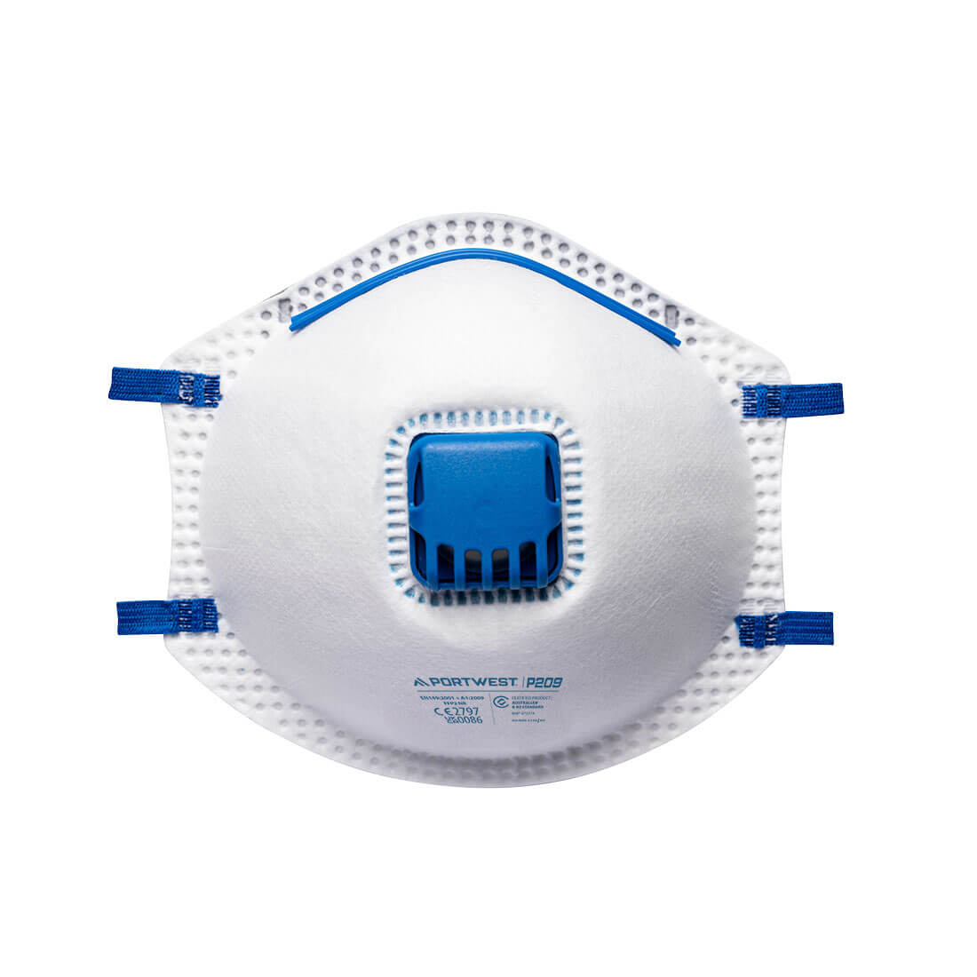 FFP2 Valved Respirator - Blister Pack(3) Size  White