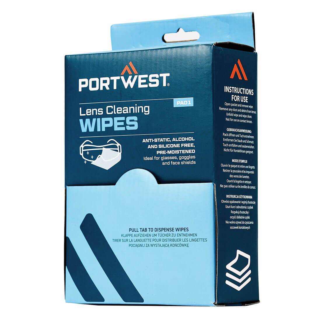 Lens Cleaning Towelettes, White  R/Fit