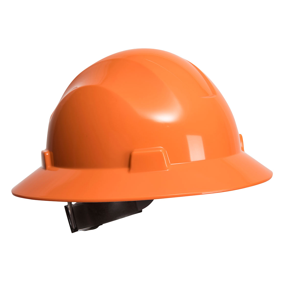 Full Brim Premier Hard Hat, Orange  R/Fit