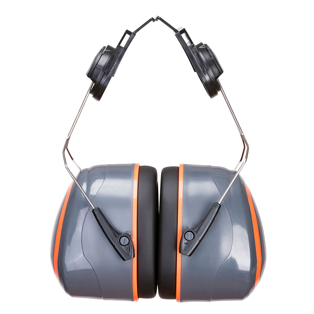 HV Extreme Ear Muff Helmet Mounted Size  Grey/Orange