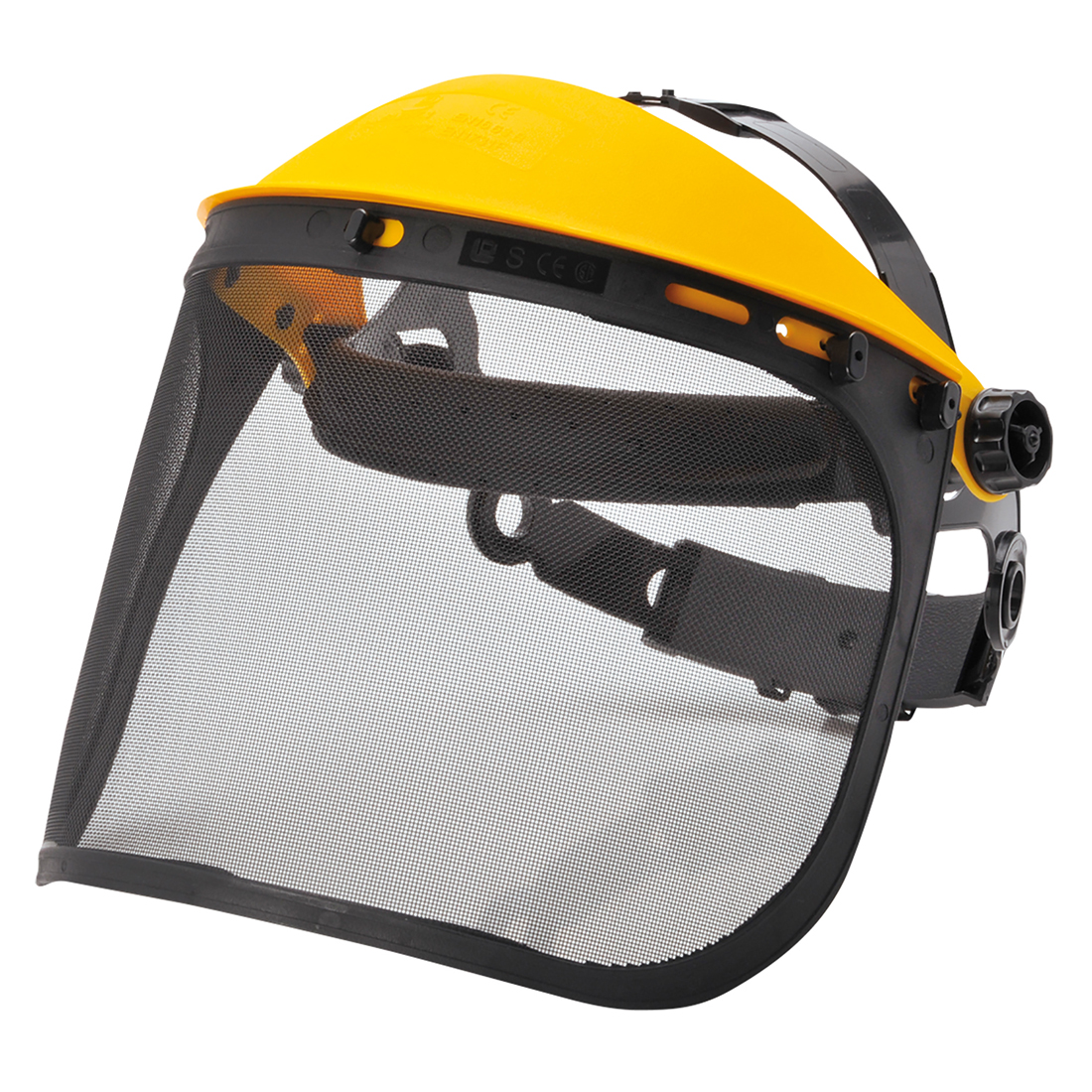 Browguard with Mesh Visor Size  Black