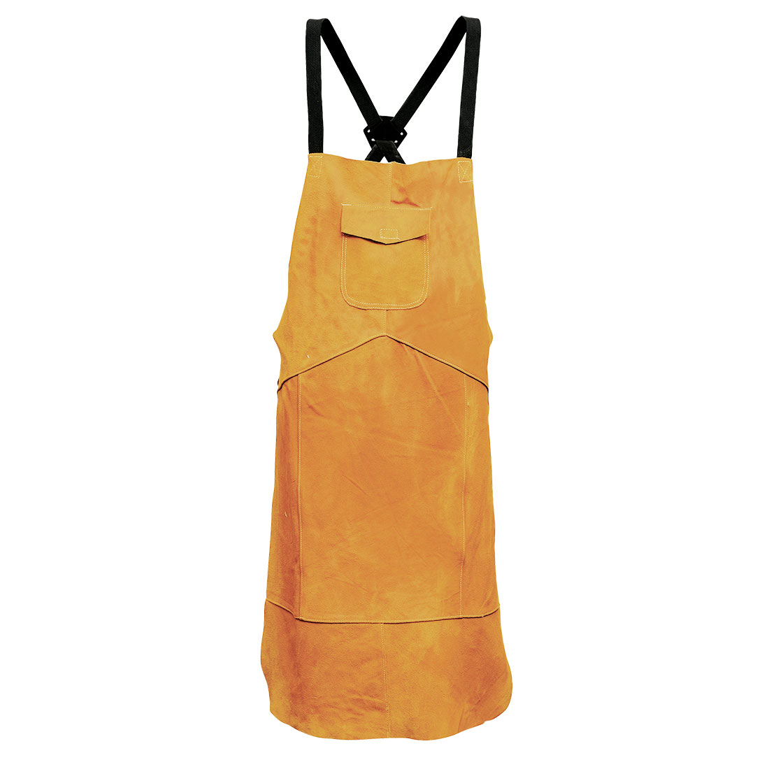Leather Welding Apron Size  Tan
