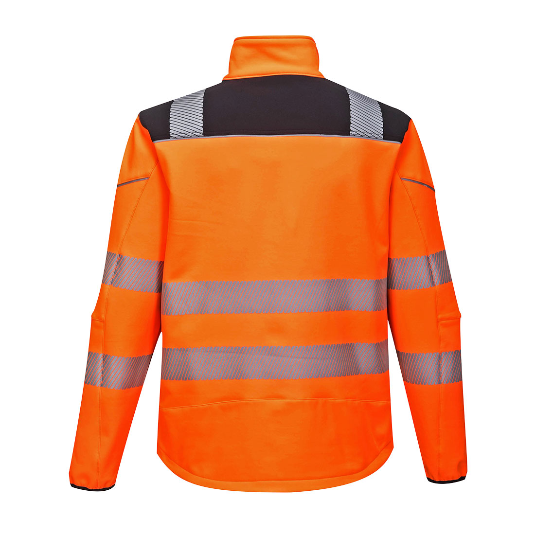 PORTWEST PW3 Hi Vis Softshell Jacket Windproof Water Resistant Work Wear T402 