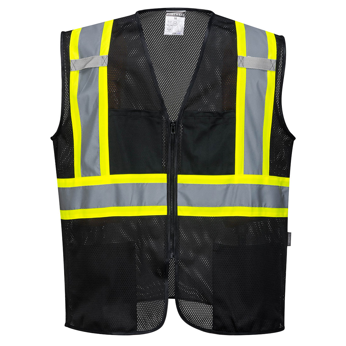 Iona Plus Mesh Vest, Black      Size XL R/Fit