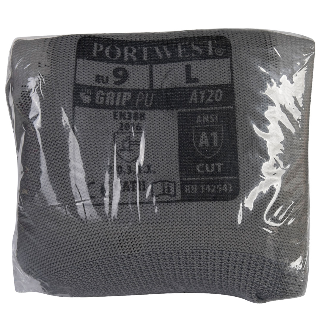 Portwest Men Vending PU Palm Glove Grey/Black/White Various Size VA120 