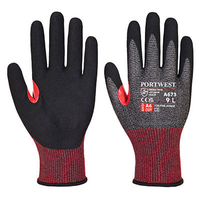 Portwest GL16 Knitted Thermal Outdoor Work Glove with Touchscreen Capability 