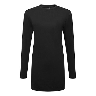 Női pamut Relaxed Fit póló L/S