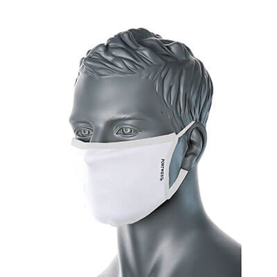 3-Ply Anti-Microbial Fabric Face Mask (Pk25)
