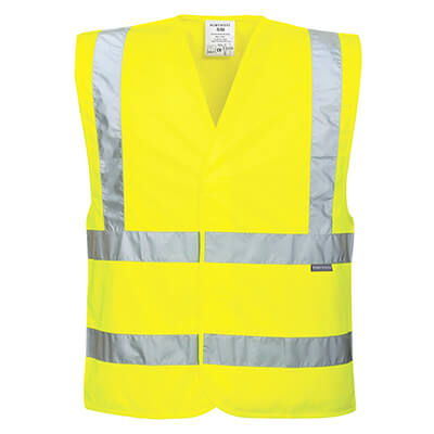 HVW100 Yoko Bottle Green Adult Hi Visibility Reflective Safety Vest 6 Sizes 