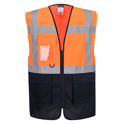 ES1 Essential Hi-Vis kéttónusú Executive mellény