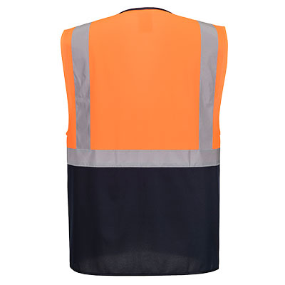 ES1 Essential Hi-Vis kéttónusú Executive mellény